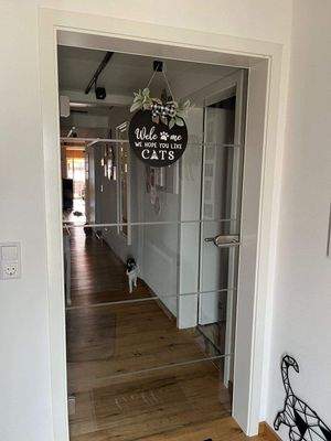 Flur Richtung Küche Wohn- und Esszimmer DG