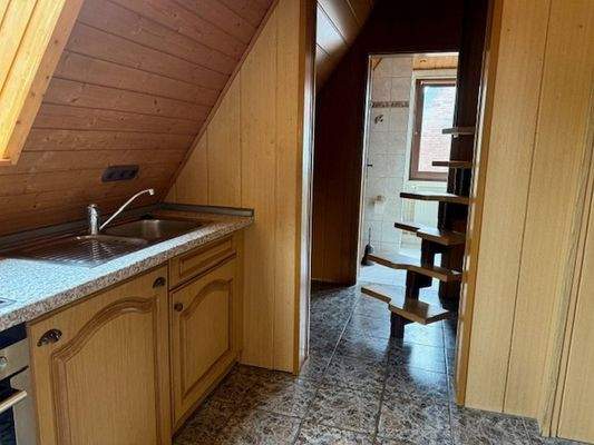 Treppe ins DG Haupthaus