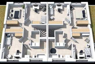 Grundriss OG - 3D