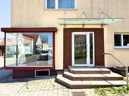 Eingang Friseursalon