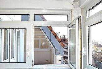 Blick auf den Balkon