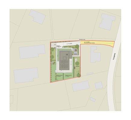 Wohnanlage Tranglweg, Nüziders - Lageplan