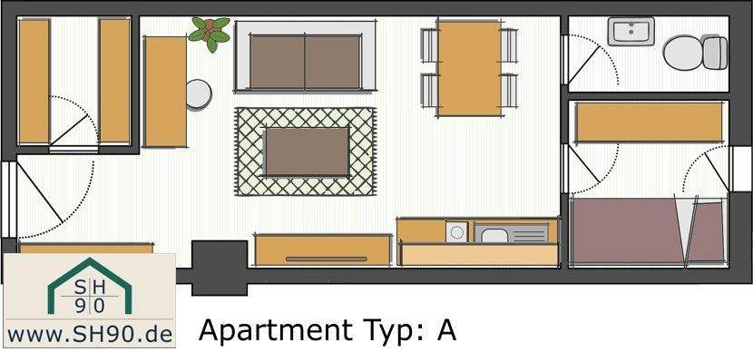 Apartment Typ A Plan
