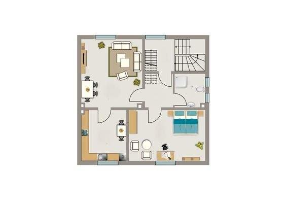 Obergeschoss (Beispielhaft)