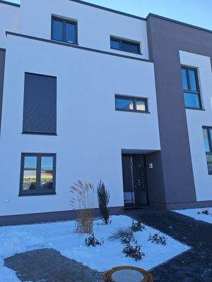 Eingangsseite im Winter 