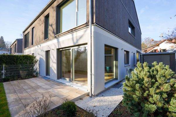 Rückansicht des Hauses