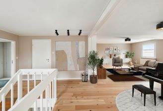 virtuell möbliertes Wohnzimmer