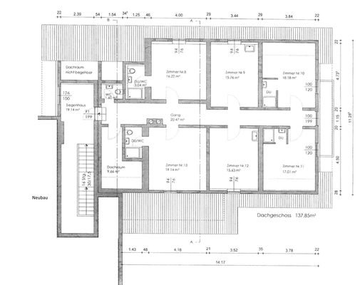 Dachgeschoss Altbau