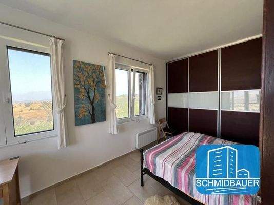 Kreta, Listaros: Modern gebaute Villa mit herrlichem Meerblick