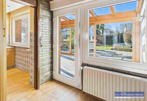 Zugang zum Wintergarten 