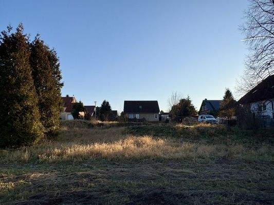 Grundstück Blickrichtung Süden