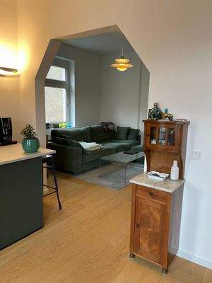 Offene Küche mit Wohnzimmer