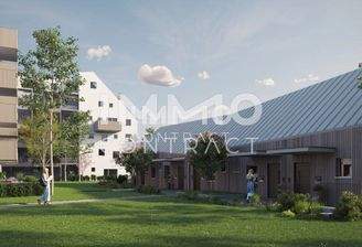 Reihenhaus rückseite und innenhof