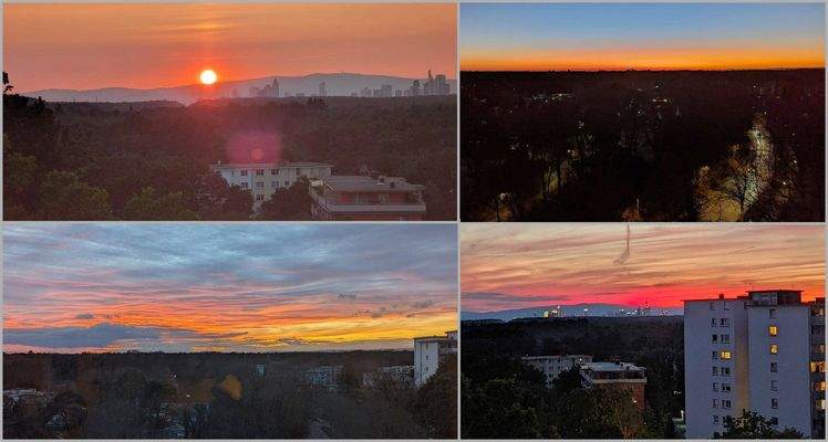 wunderschöne Aussicht vom Balk