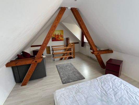 Gästewohnung Schlafzimmer vom Bett