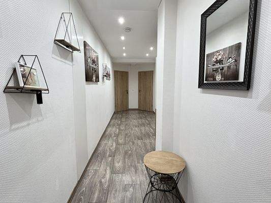 Flur zu den Schlafräumen