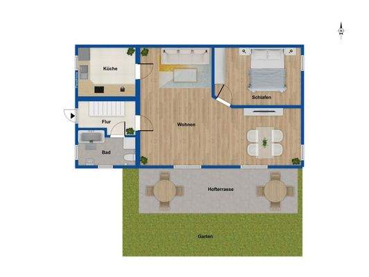 Grundriss Erdgeschoss 