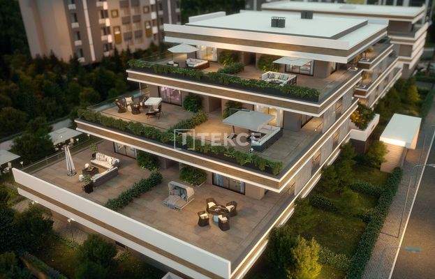 Apartments with a Pool on the Main Road in Antalya Aksu