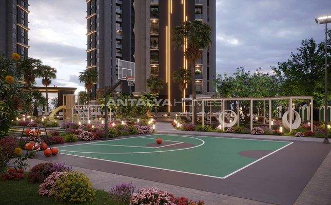 Flats with Large Spaces in Mersin with Nature and Sea Views