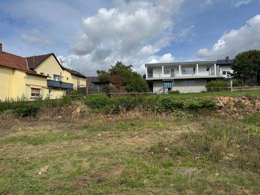 Grundstück Blick Richtung Norden