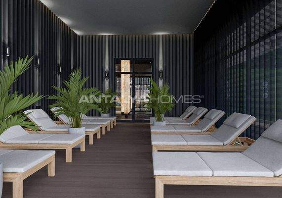 Apartments in a Complex with Rich Social Amenities in Alanya