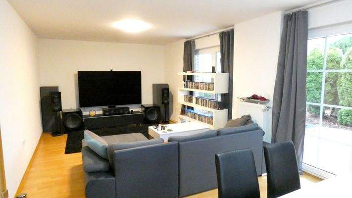 Blick zum Wohnbereich