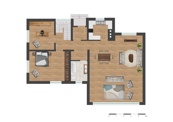 Präsentationsgrundriss EG