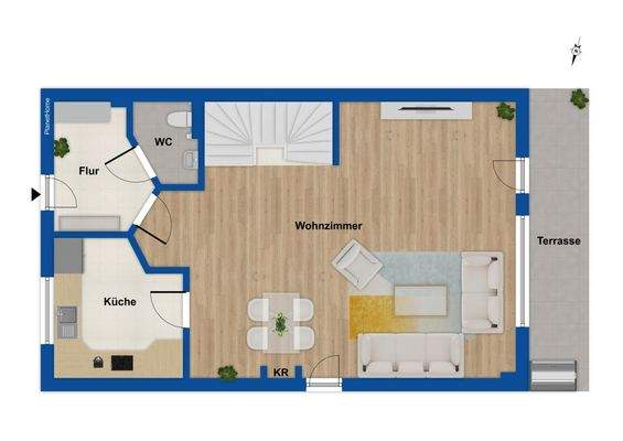 Grundriss Erdgeschoss