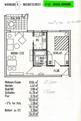 Grundriss Whg. 6