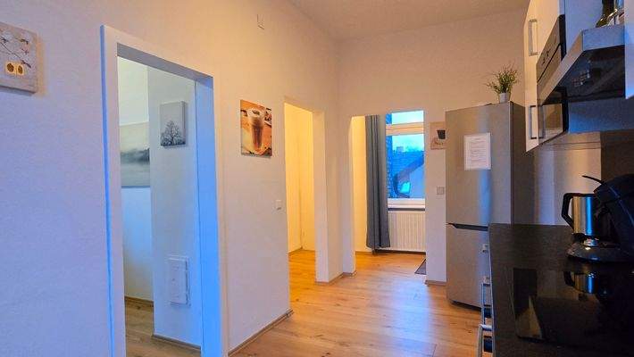 Küche und Zugang zum Esszimmer im 2. OG