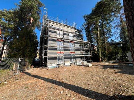 Rückansicht - im Bau