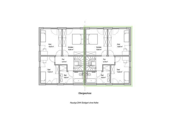 Obergeschoss DH Stuttgart_DHH rechts