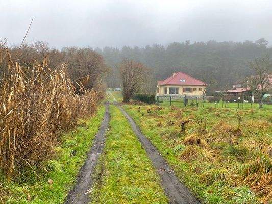 Ansicht Straße am Grundstück