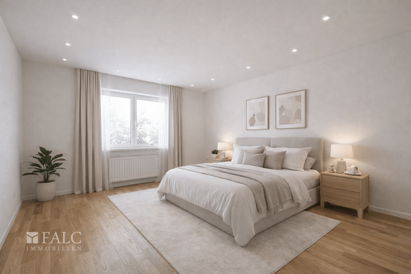 Schlafzimmer (virtuell eingerichtet)