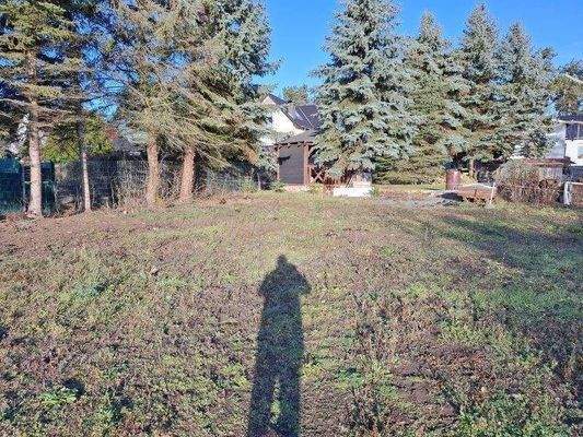 hintere Grundstücksgrenze, links