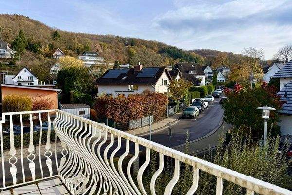Blick vom Südbalkon ins Siebengebirge
