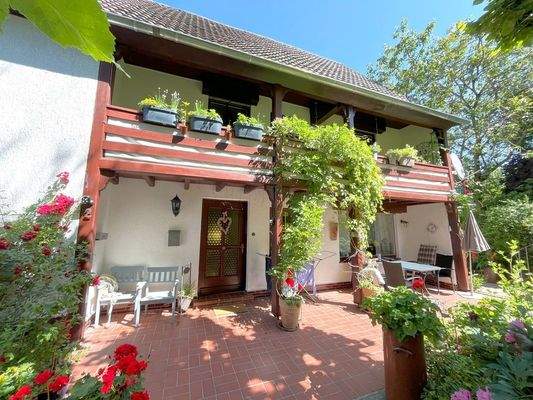 Blick auf den Terassenbereich