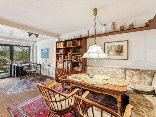 Büro  - Blick auf Terrasse UG