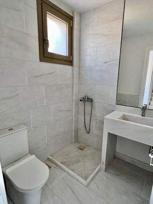 Kreta, Ammoudara: Reihenhaus mit Meerblick bei Agios Nikolaos zu verkaufen