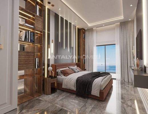 Sea and City-View Flats near the Beach in Alanya Oba