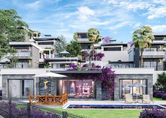 Sea View Villas with Outbuildings in Bodrum Muğla