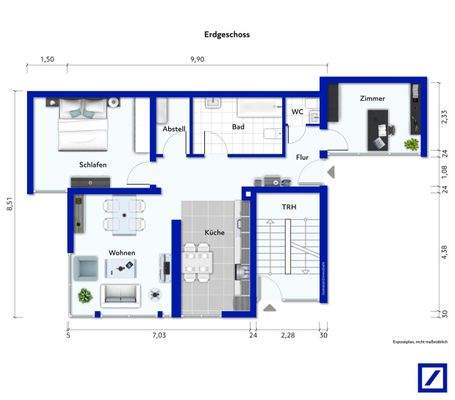 Erdgeschoss  Grundriss