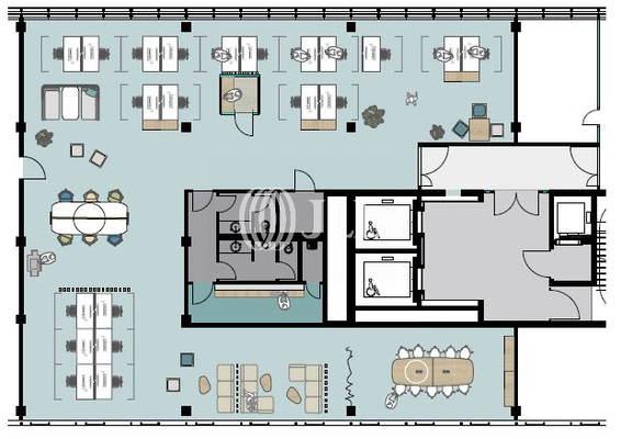 Grundriss Ebene 7, BT 4, ME15.