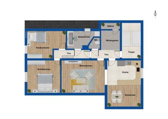 Grundriss Dachgeschoss