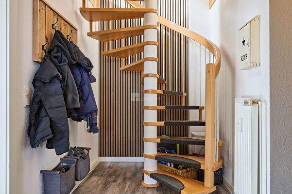 Der Gaderobenplatz auf der Diele