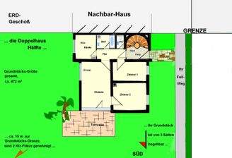 ... ein kleiner Überblick EG und Grundstück ...