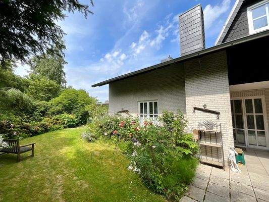 Blick aus dem Garten