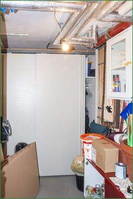Stauraum im Keller