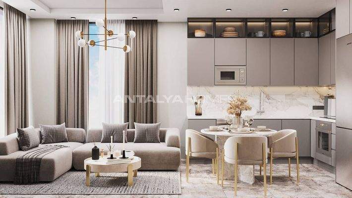 Spacious Apartments in a Complex with Pool and Garden in Alanya