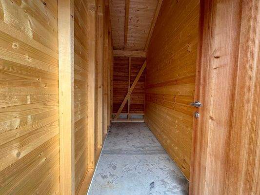 Abstellraum im Außenbereich